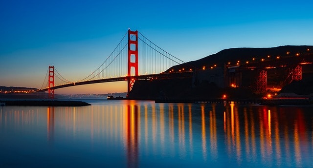 Golden gate bridge, san francisco, california.